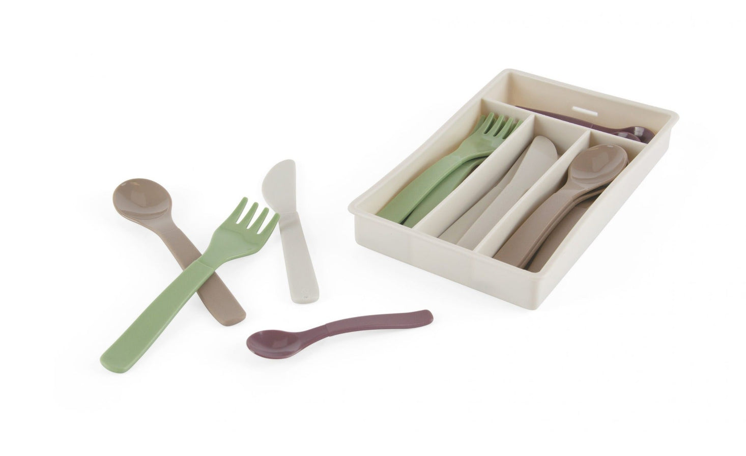 Green Garden Cutlery Set 17 pcs