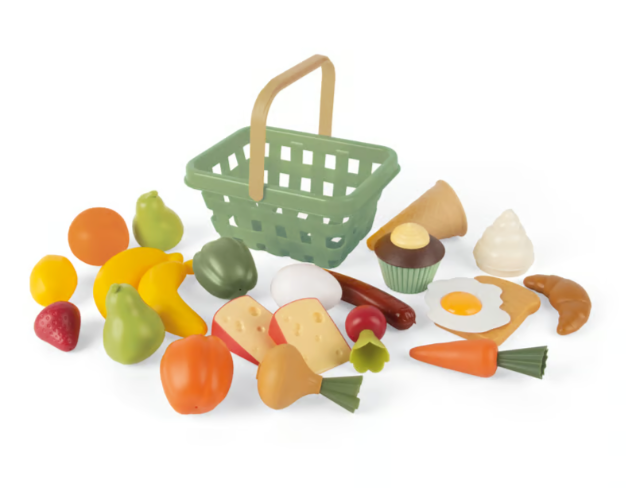 Green Garden Grocery Basket Set 25 pc