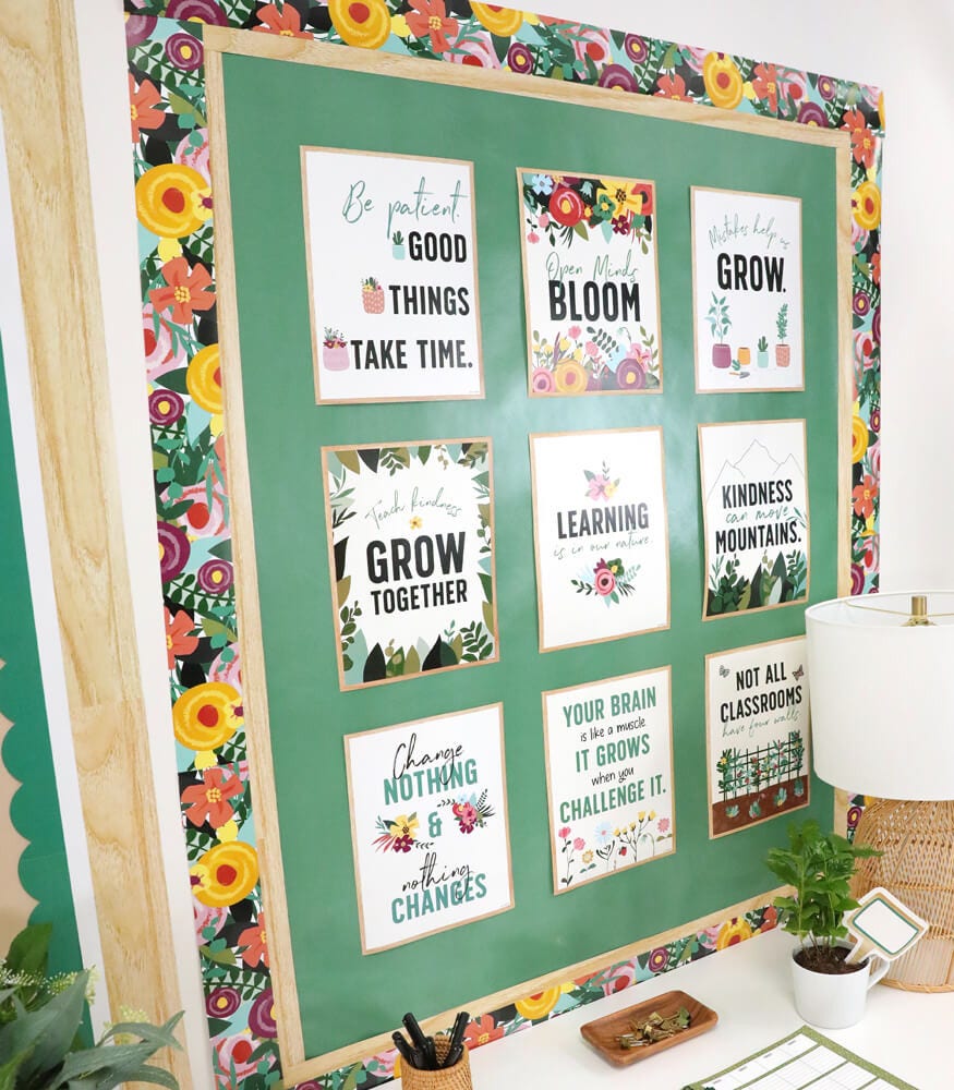 Grow Together Floral Garden Straight Borders