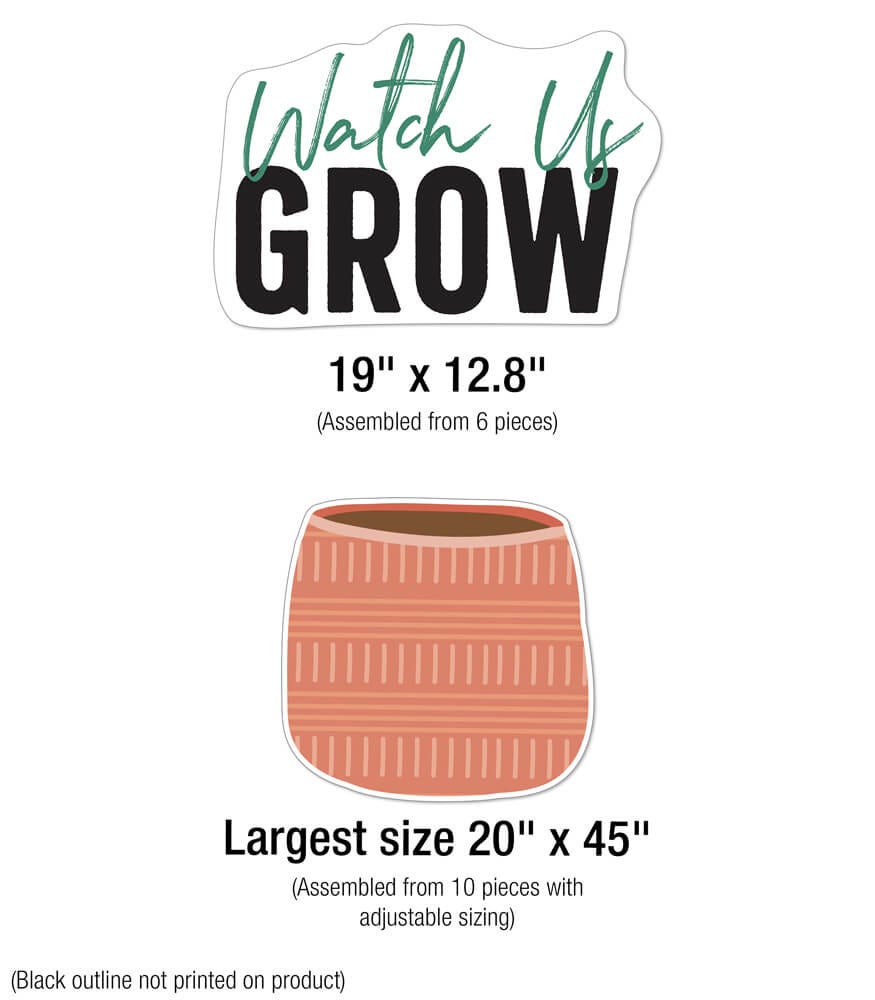 Grow Together Watch Us Grow Bulletin Board Set