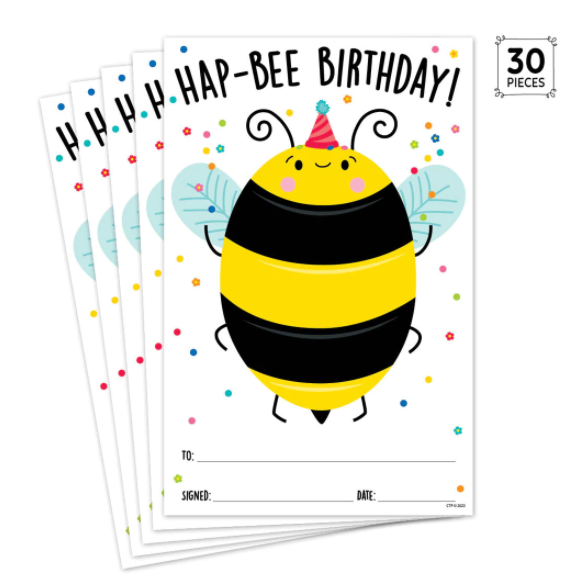 Hap Bee Birthday Busy Bees Awards