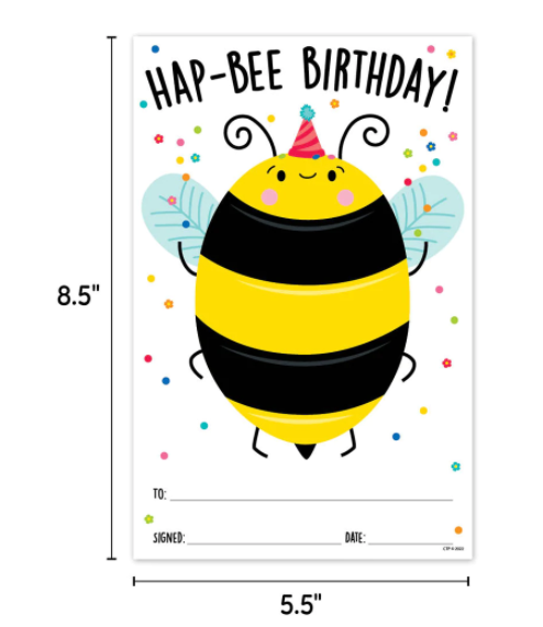 Hap Bee Birthday Busy Bees Awards