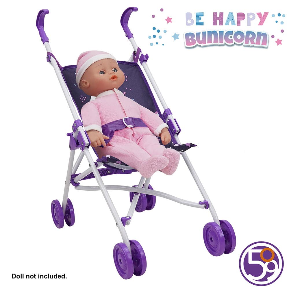 Happy Bunnicorn Doll Umbrella Stroller
