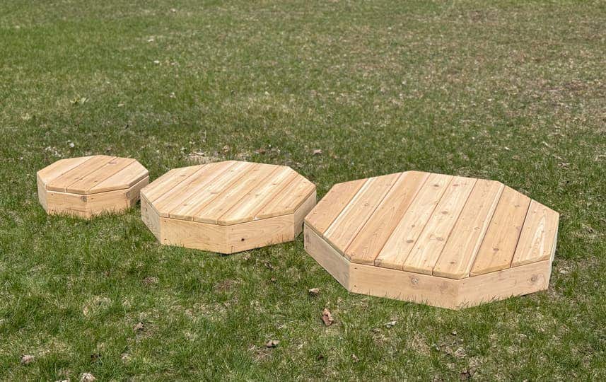 Hexagon Stages by Naturally Inspired Play
