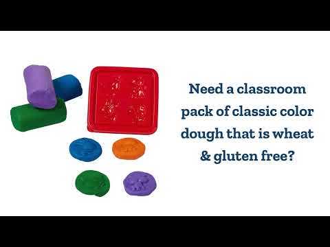 Colorations Wheat and Gluten Free Dough - 6 Classic Colors e