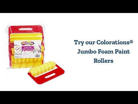 Jumbo Paint Rollers Set Of 4 Designs