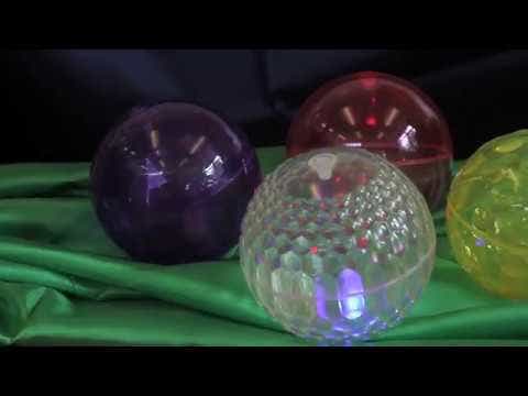 Large Textured Sensory Light Ball Set - Pk4