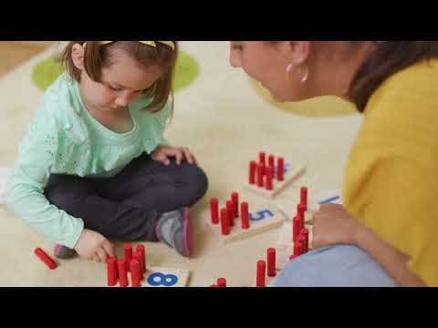 Excellerations Peg Number Board Set of 10