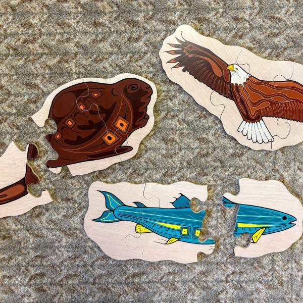 Indigenous Midi Floor Puzzle Set 3x3 piece