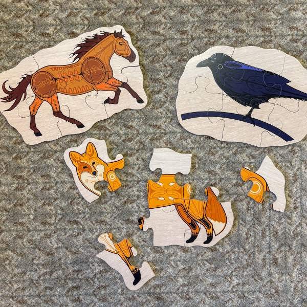 Indigenous Midi Floor Puzzle Set 3x6 piece