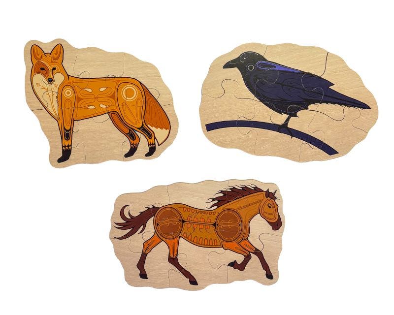 Indigenous Midi Floor Puzzle Set 3x6 piece