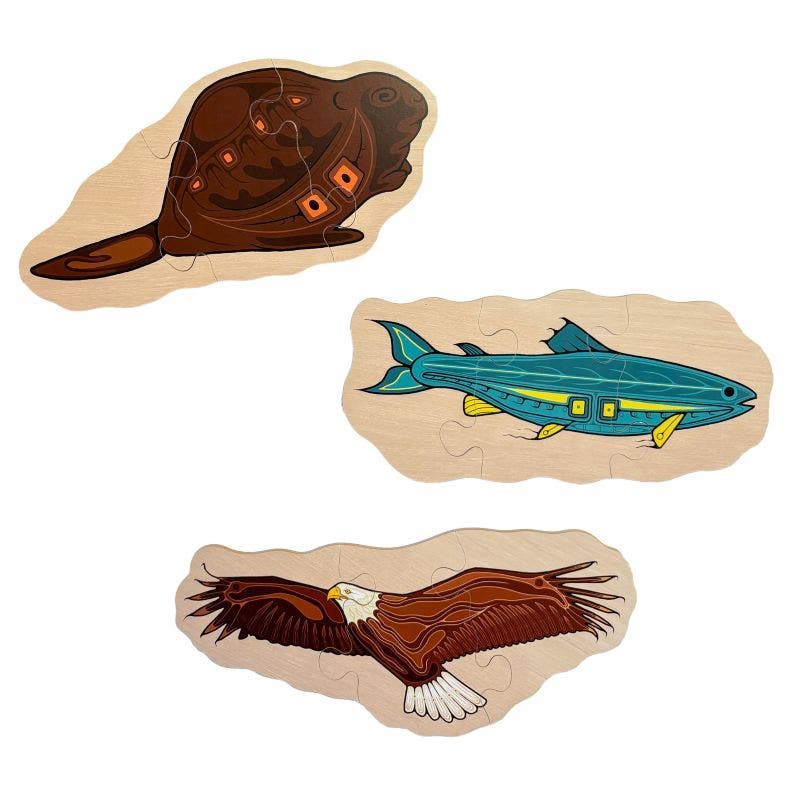 Indigenous Midi Floor Puzzle Set 3x3 piece