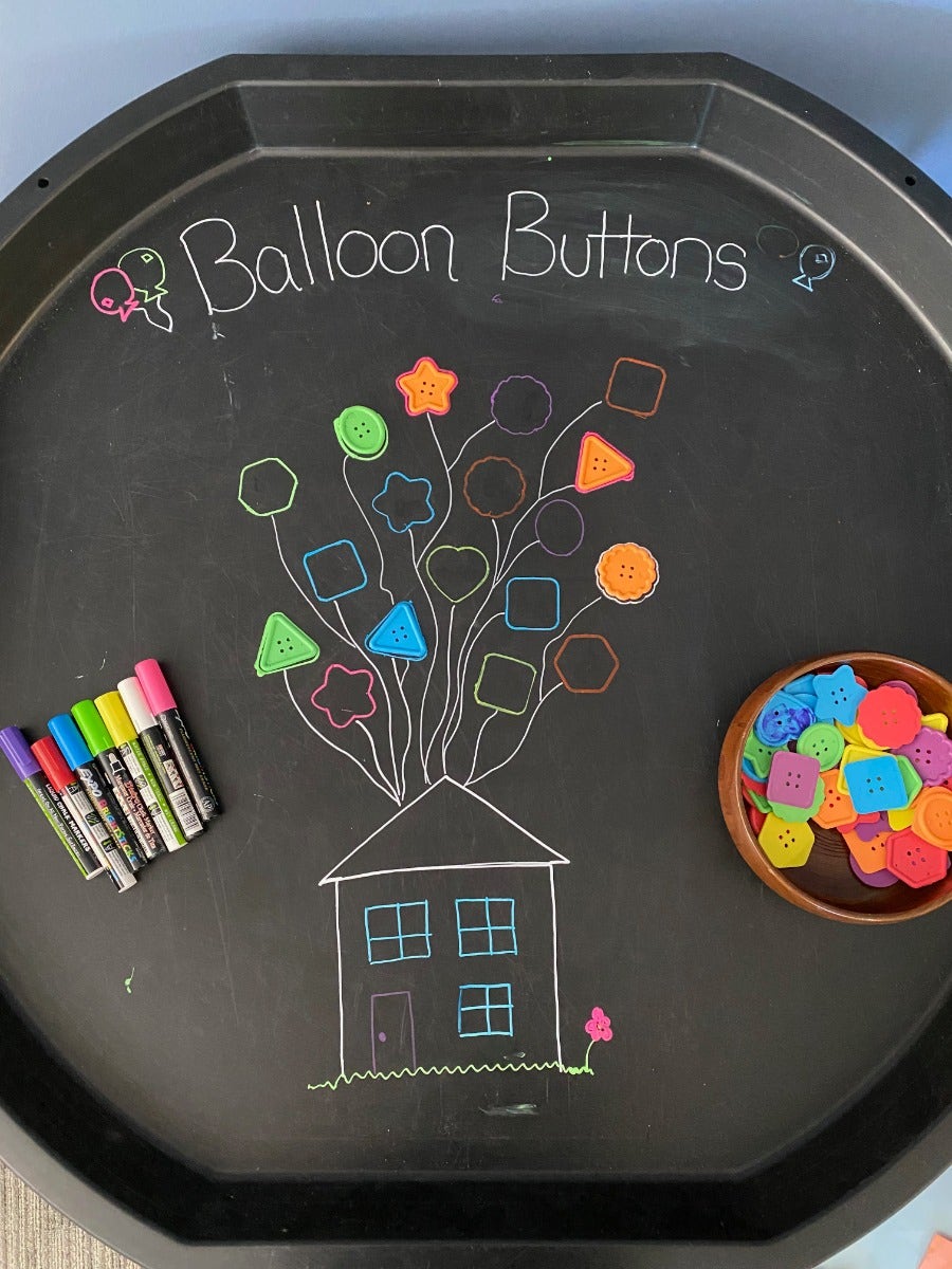 Large Buttons Mini Jar