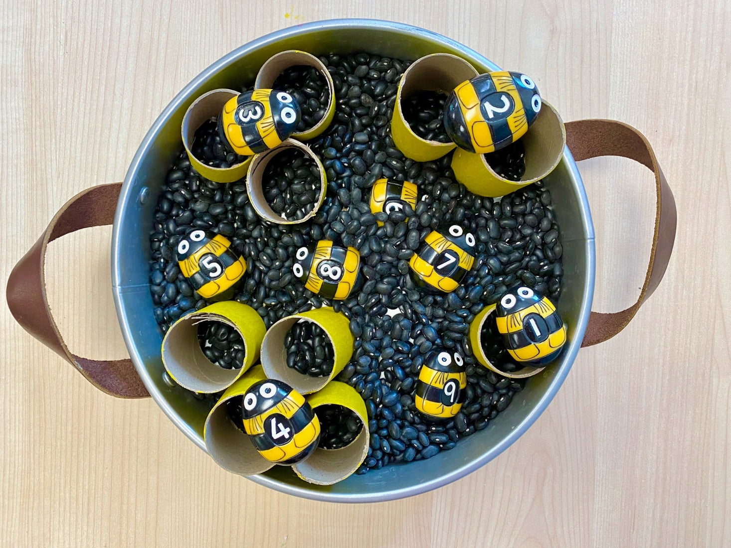 Honey Bee Number Stones