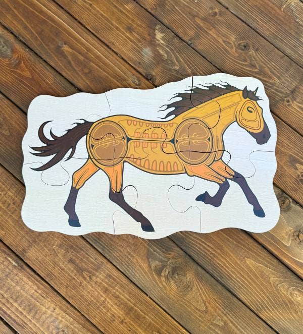 Indigenous Midi Floor Puzzle Set 3x6 piece