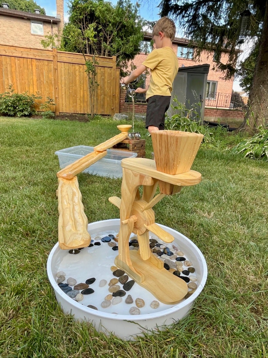 Wooden Water & Sand Wheel