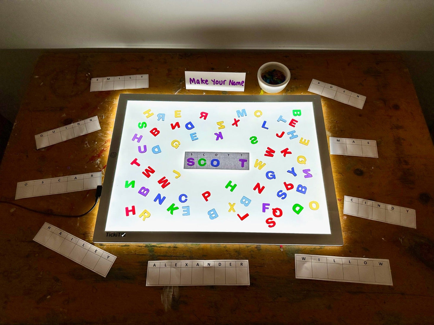 Colorations Mini Letter Jewels 208 pcs