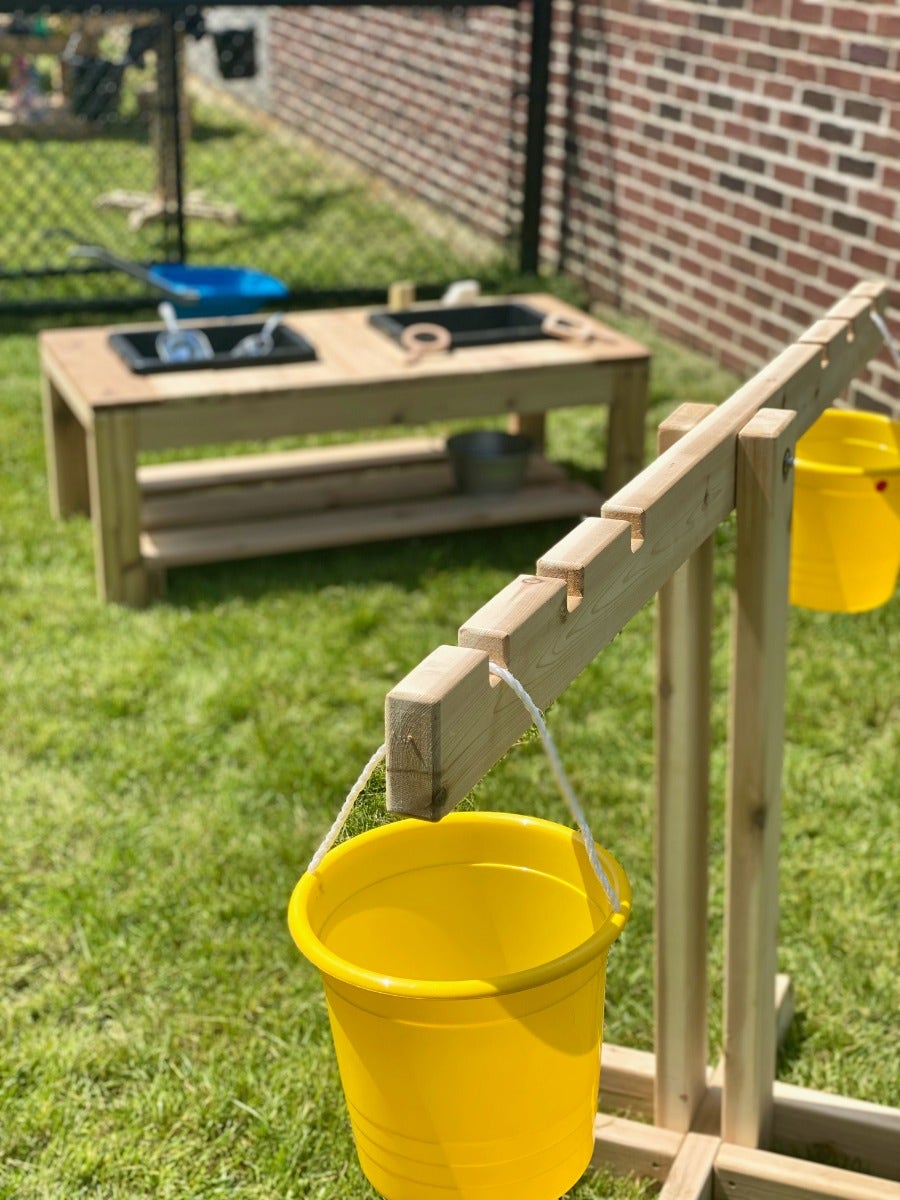 Outdoor Bucket Balance Scale by Naturally Inspired Play