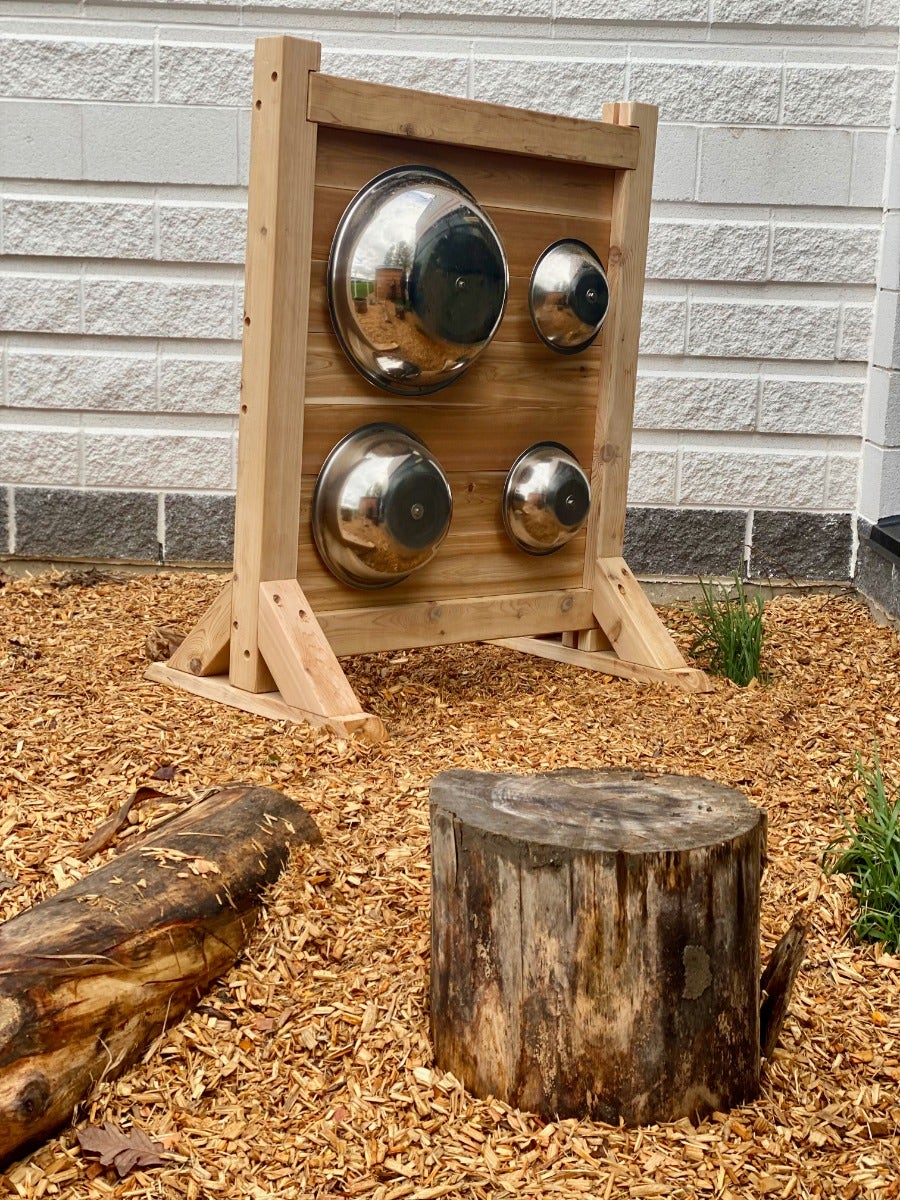 Outdoor Percussion Stand by Naturally Inspired Play