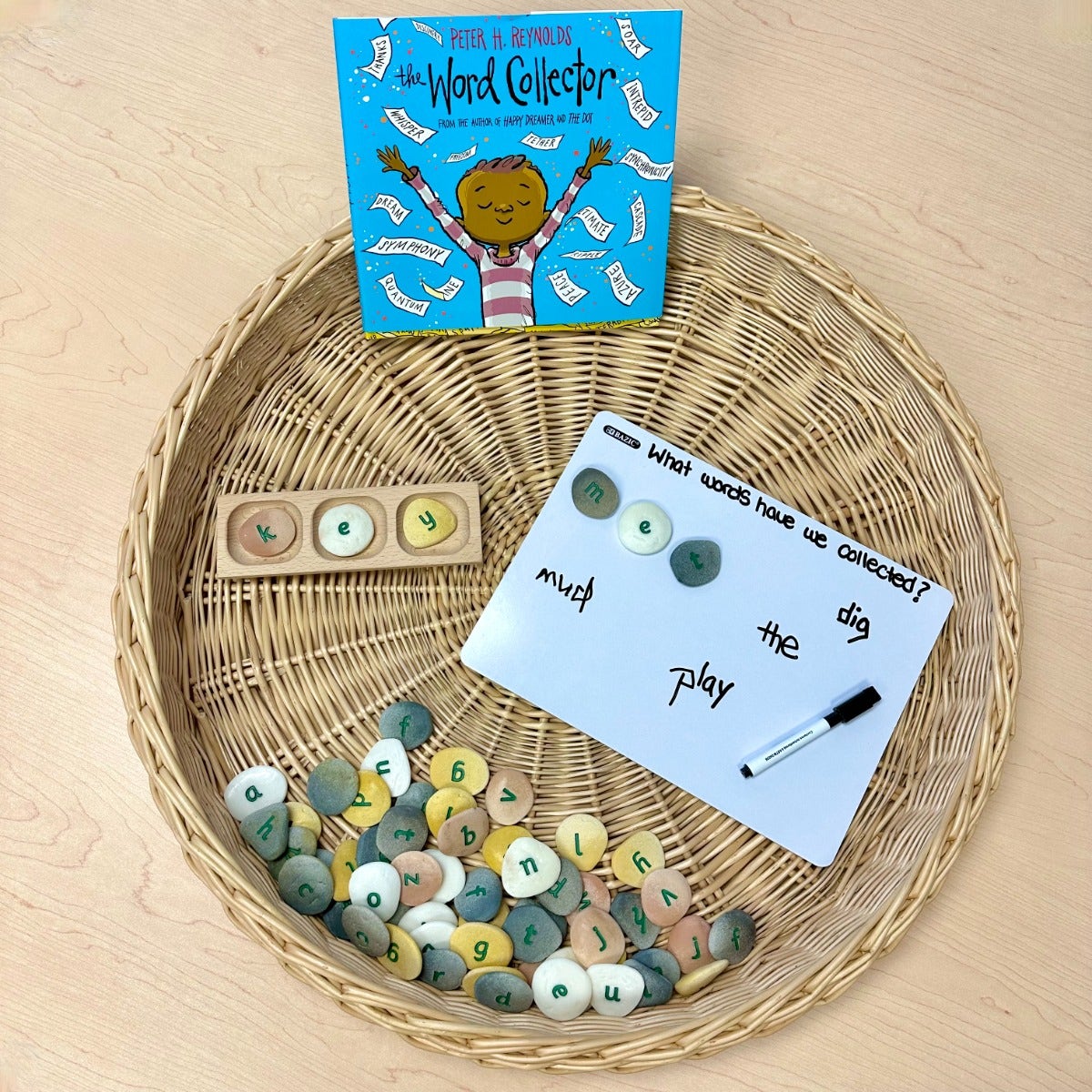 Word Building Pebble Set