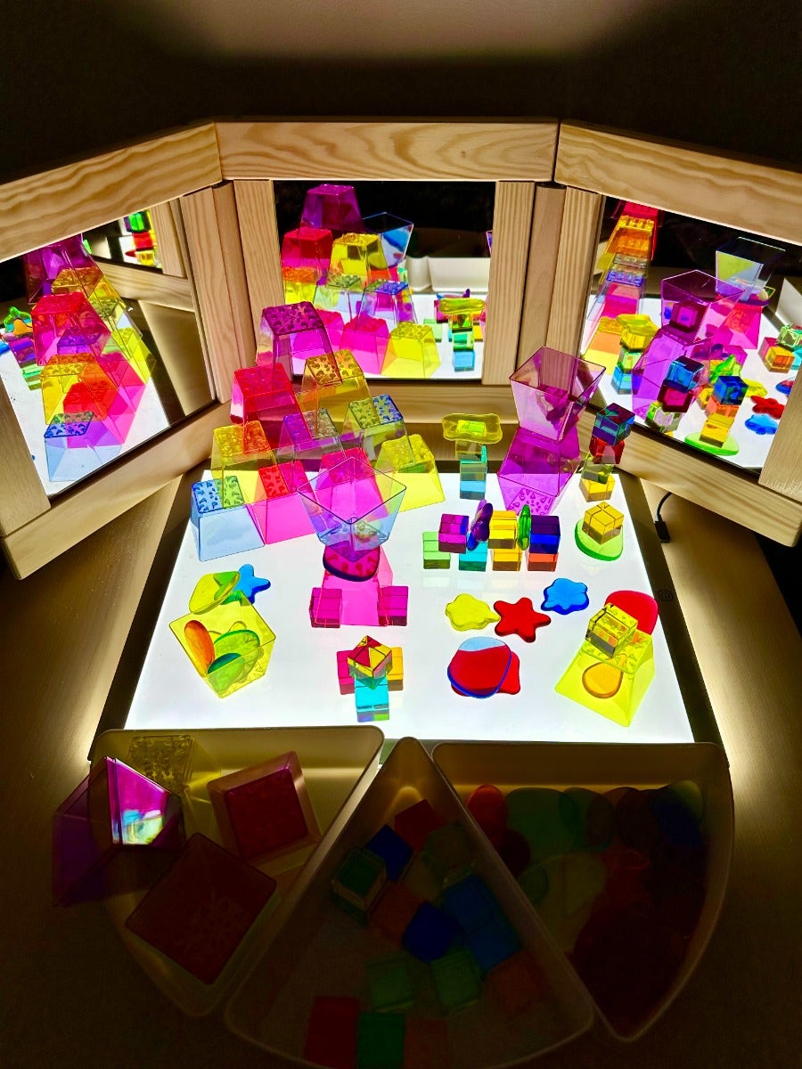 Gem Cube Mirror Tray 100 pc