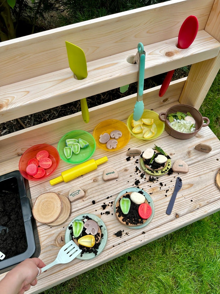 Sensory Play Pizza Topping