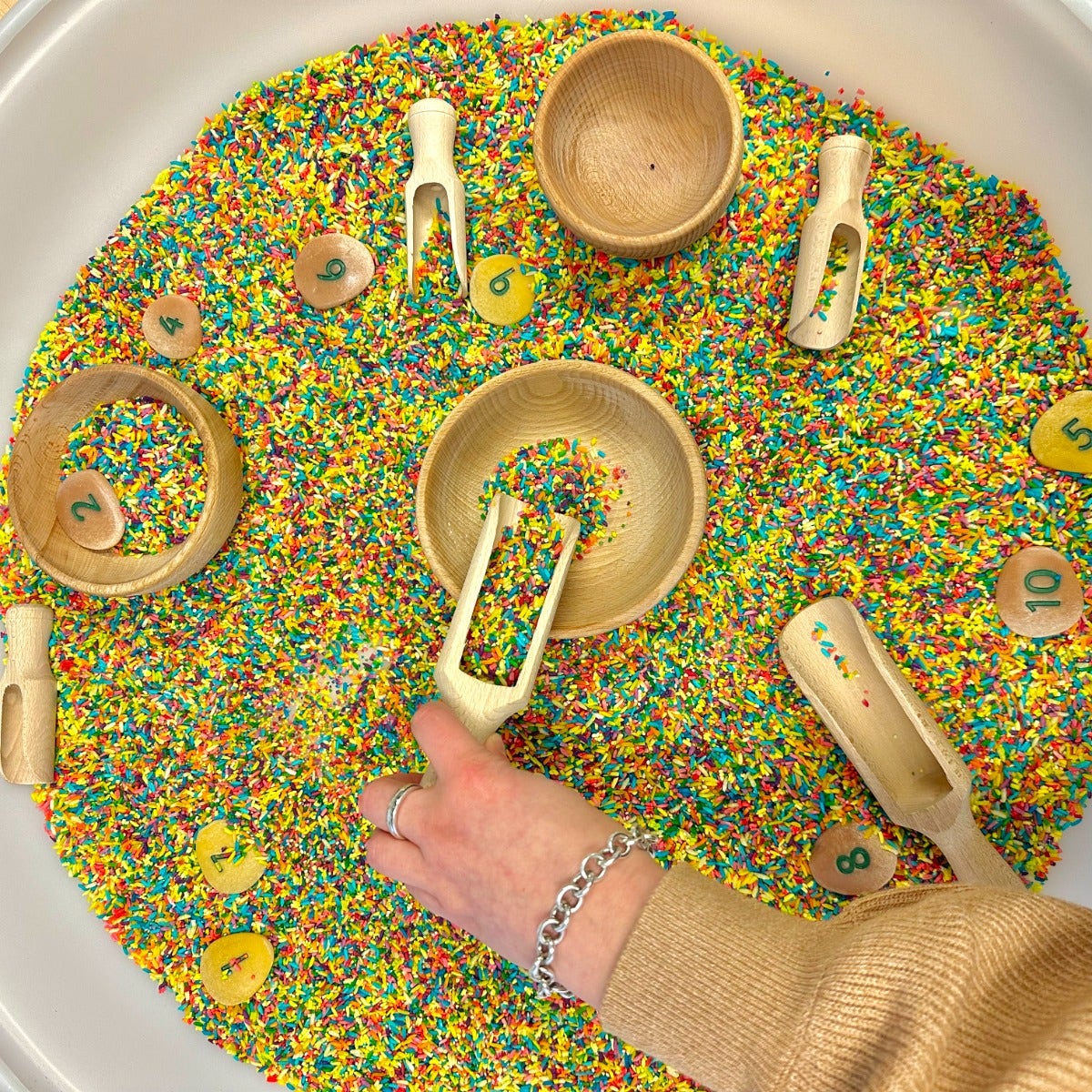 Wooden Scoops 6 pack