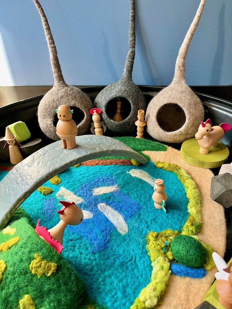 Fairy Tale Felt Houses Trio