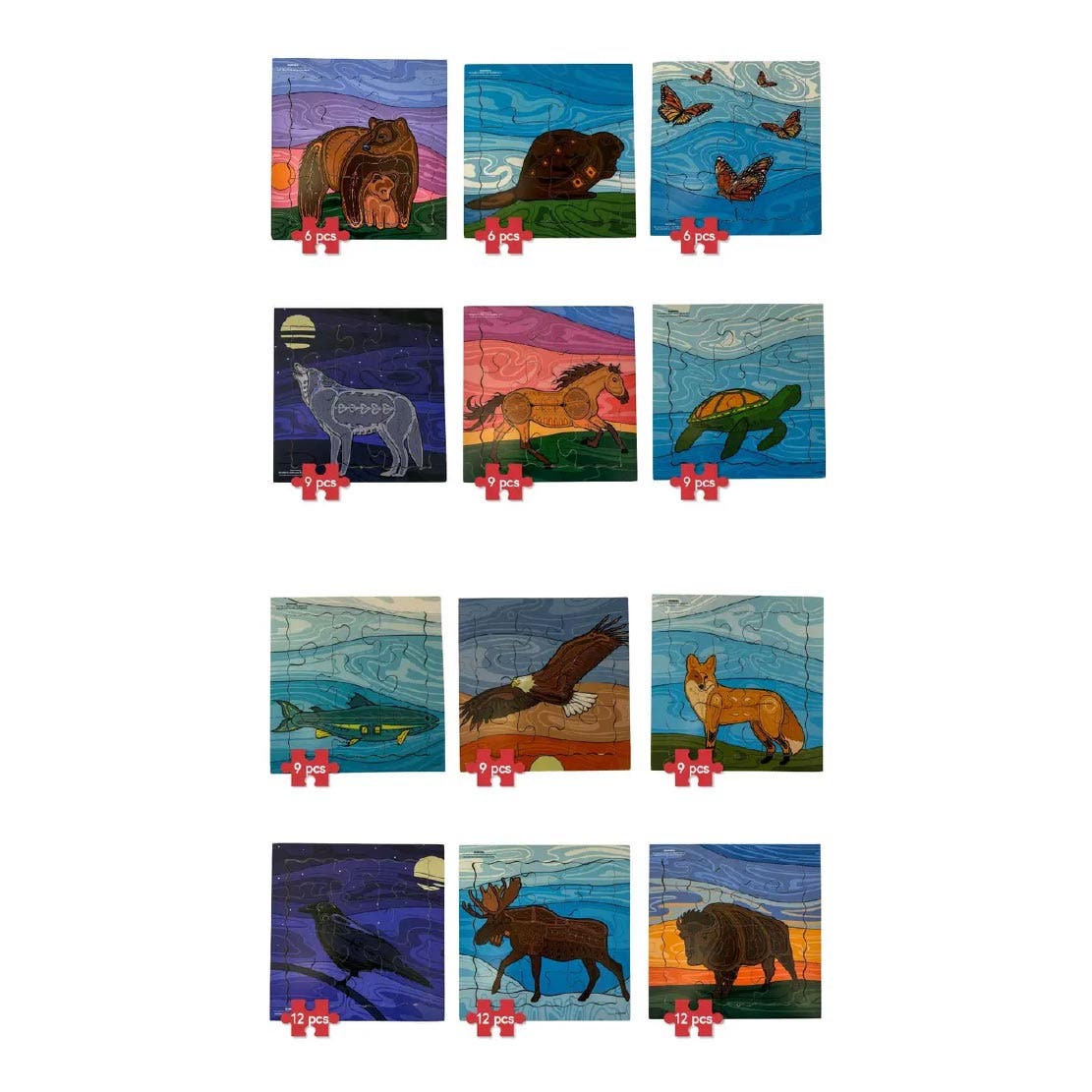 Indigenous Animals Puzzle Collection