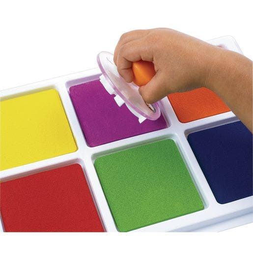 Jumbo Rainbow Classroom Stamp Pad