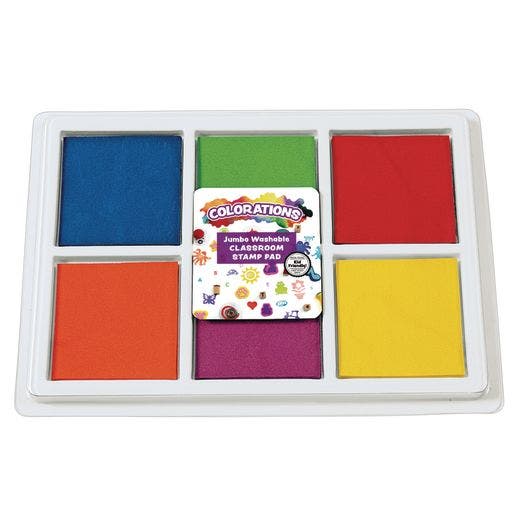 Jumbo Rainbow Classroom Stamp Pad