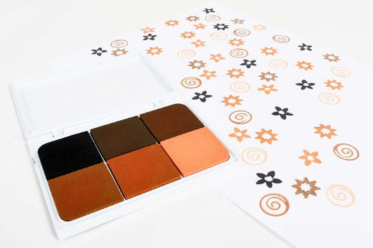 Jumbo Washable Stamp Pad 6-in-1 Skin Tones