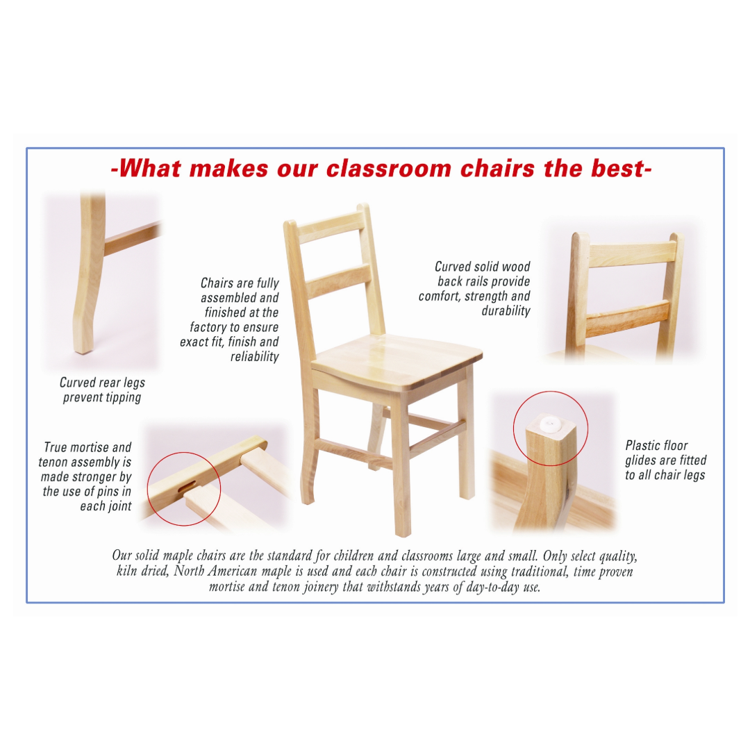 Solid Maple Ladderback Chair