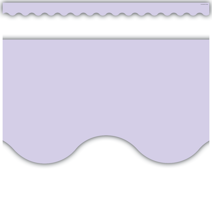 Lavender Scalloped Border Trim