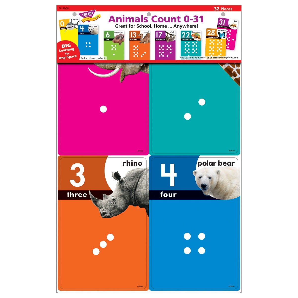 Lets Count Animals 0-31 Learning Set