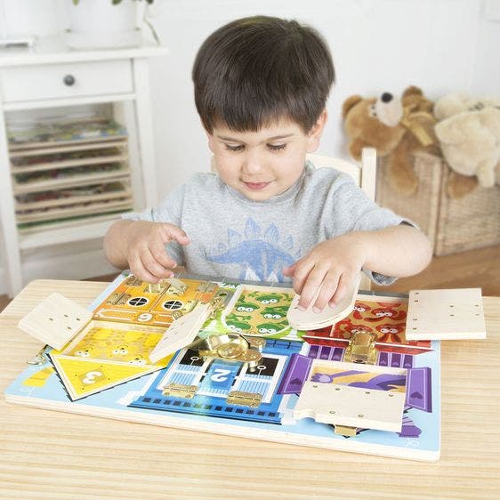 Locks & Latches Board Puzzle Melissa & Doug