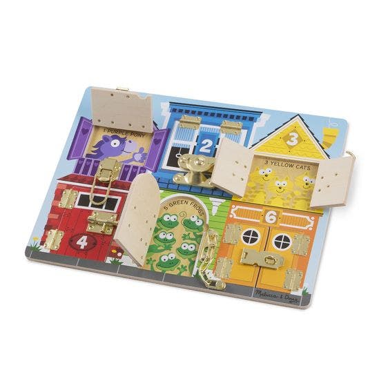 Locks & Latches Board Puzzle Melissa & Doug