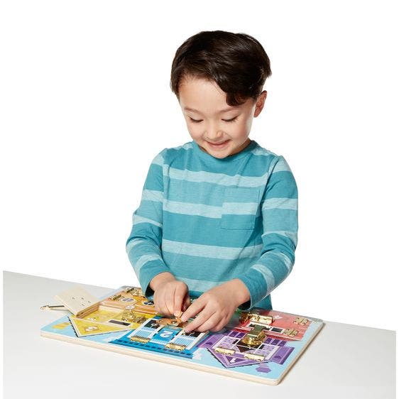 Locks & Latches Board Puzzle Melissa & Doug