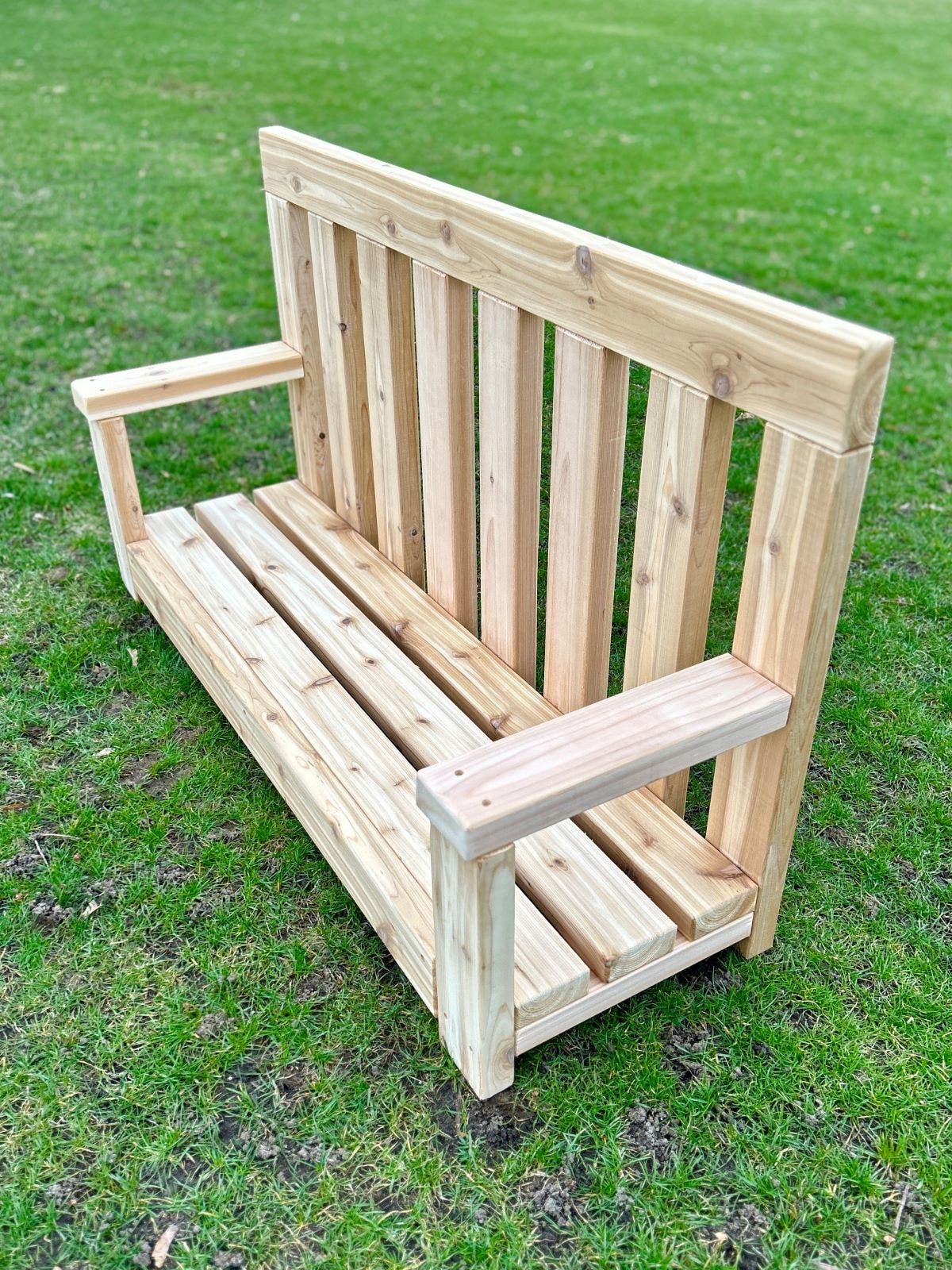 Low Bench with Backrest by Naturally Inspired Play