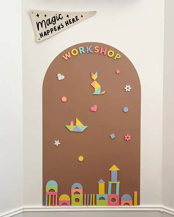 Magic Shape Set Soft Foam Magnetic Shapes