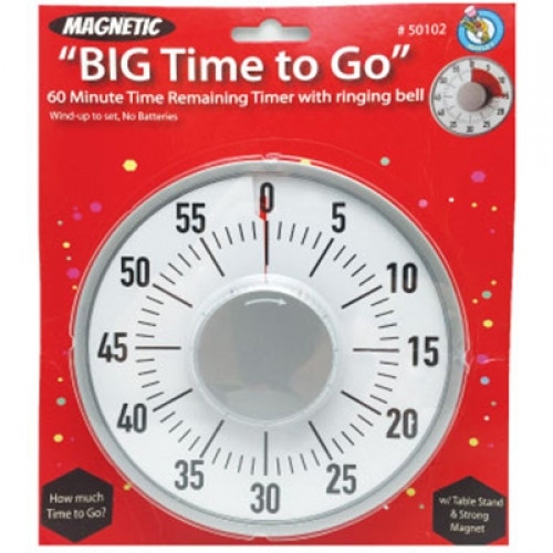 Big Time To Go 6 inch Timer