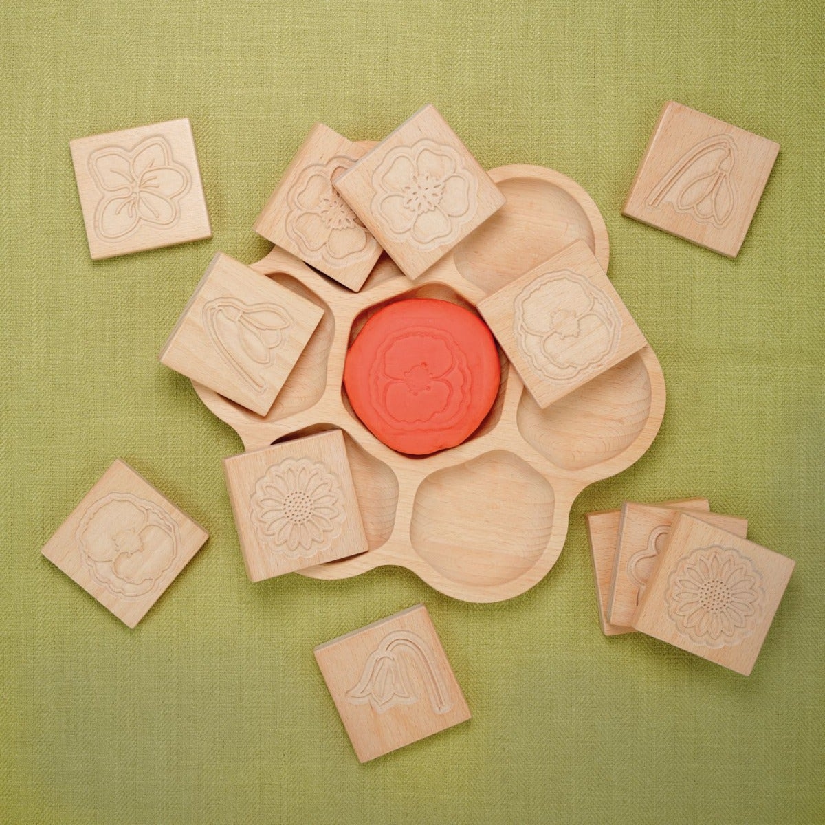 Match Me Sensory Flower Tiles