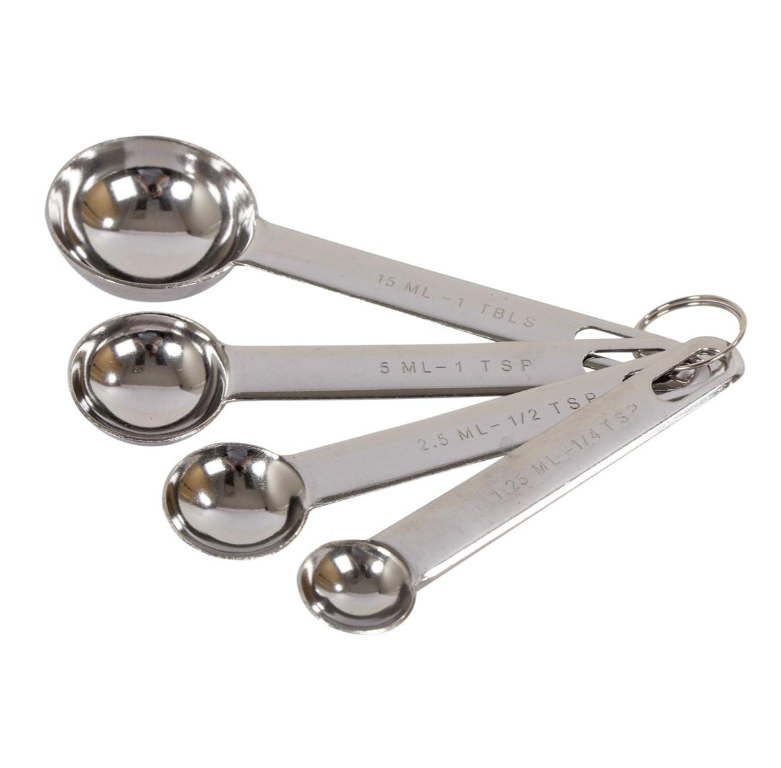 Measuring Spoon Set Stainless Steel 4 pc
