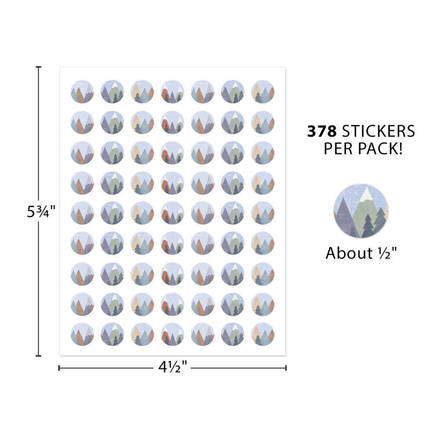 Moving Mountains Mini Stickers