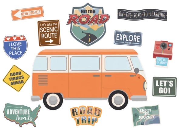 Moving Mountains Road Trip Hit the Road Bulletin Board