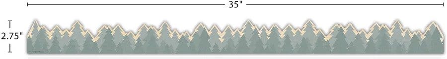 Moving Mountains Road Trip Trees Die-Cut Border Trim