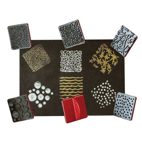 Paint Effect Stamps 6 pcs