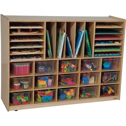Multi-Storage with 15 Translucent Trays