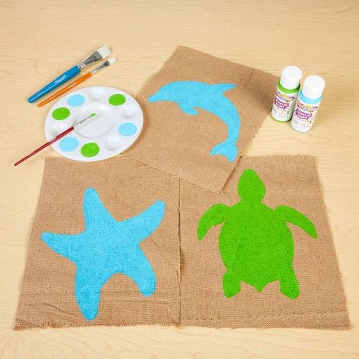 Natural Burlap 10 Sheets 8.5 X 11