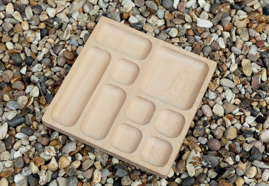 Natural Tinker Tray 9 sections